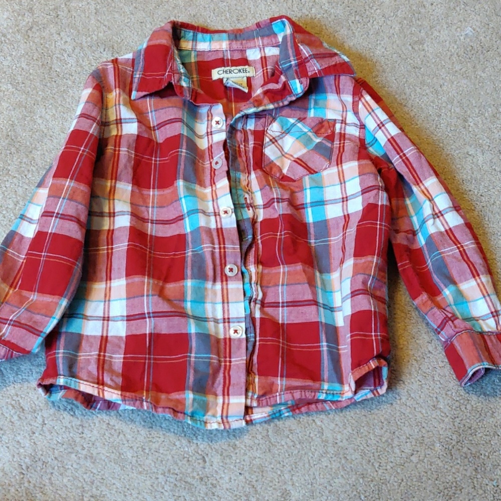 Button flannel